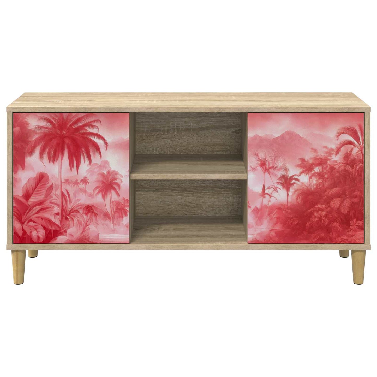 TV Cabinet AACHEN 102 x 33 x 50 cm Sonoma Engineered Wood
