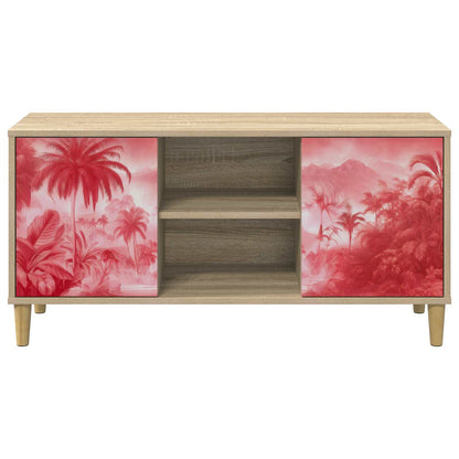 TV Cabinet AACHEN 102 x 33 x 50 cm Sonoma Engineered Wood