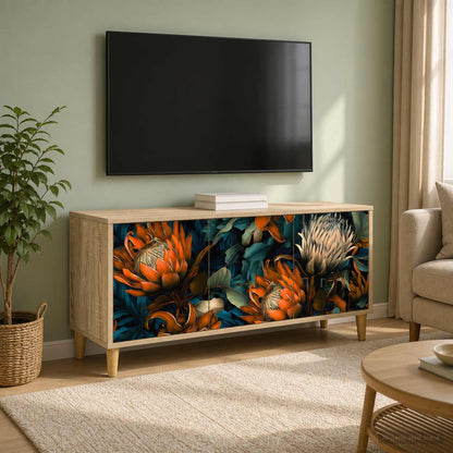 TV Cabinet LOCHEM 102 x 33 x 50 cm Sonoma Engineered Wood