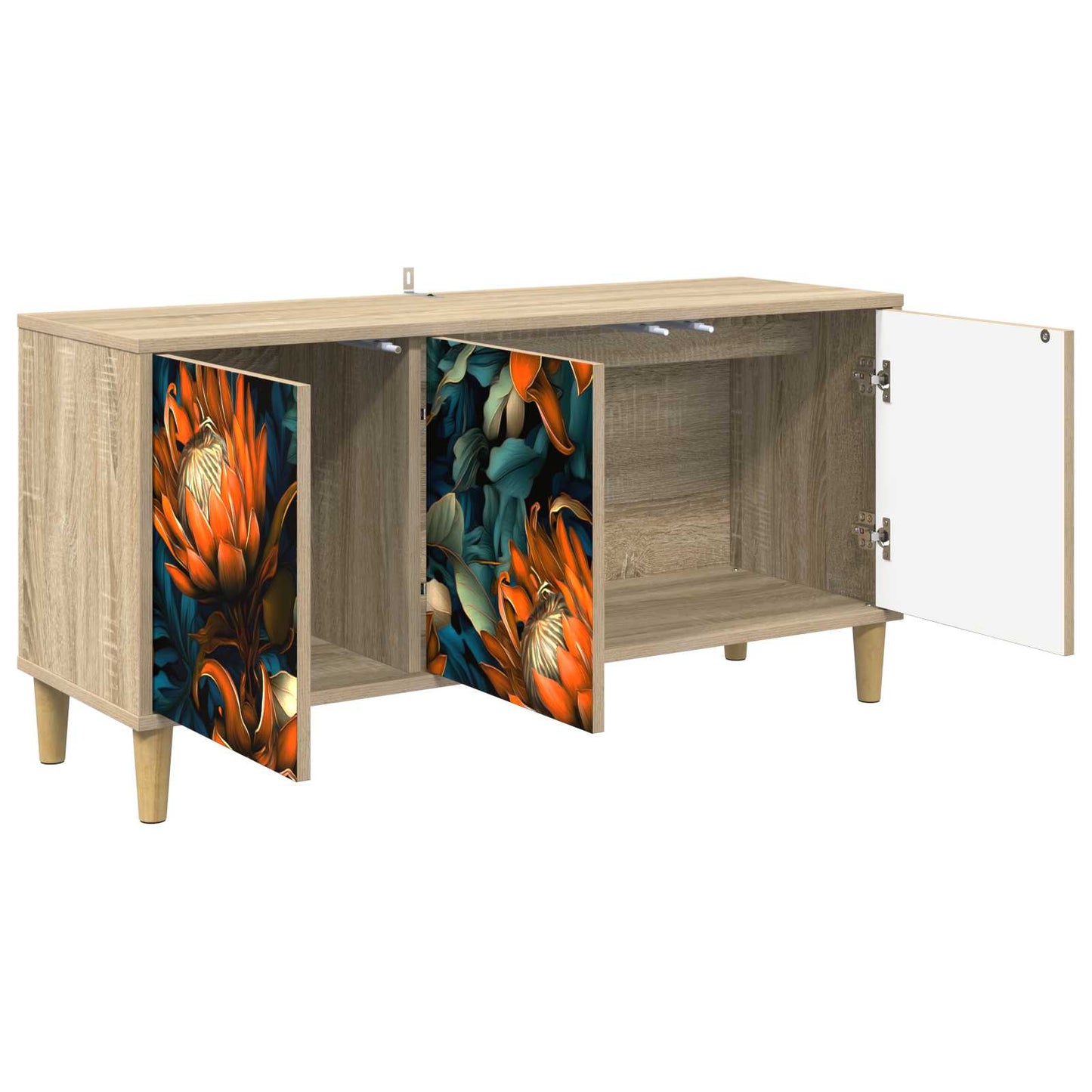 TV Cabinet LOCHEM 102 x 33 x 50 cm Sonoma Engineered Wood