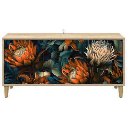 TV Cabinet LOCHEM 102 x 33 x 50 cm Sonoma Engineered Wood