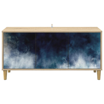TV Cabinet RAALTE 102 x 33 x 50 cm Sonoma Engineered Wood