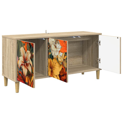 TV Cabinet GENNEP 102 x 33 x 50 cm Sonoma Engineered Wood