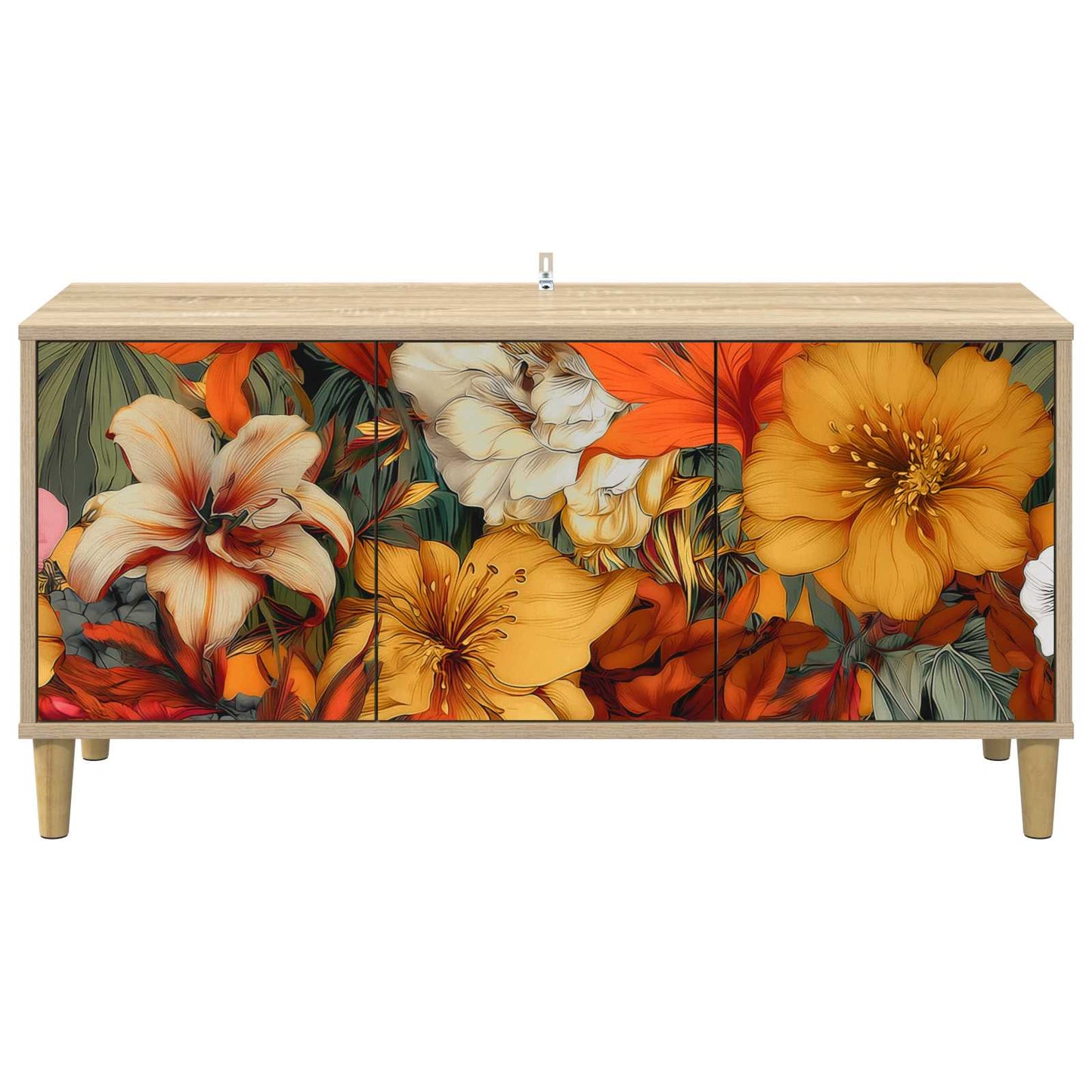 TV Cabinet GENNEP 102 x 33 x 50 cm Sonoma Engineered Wood