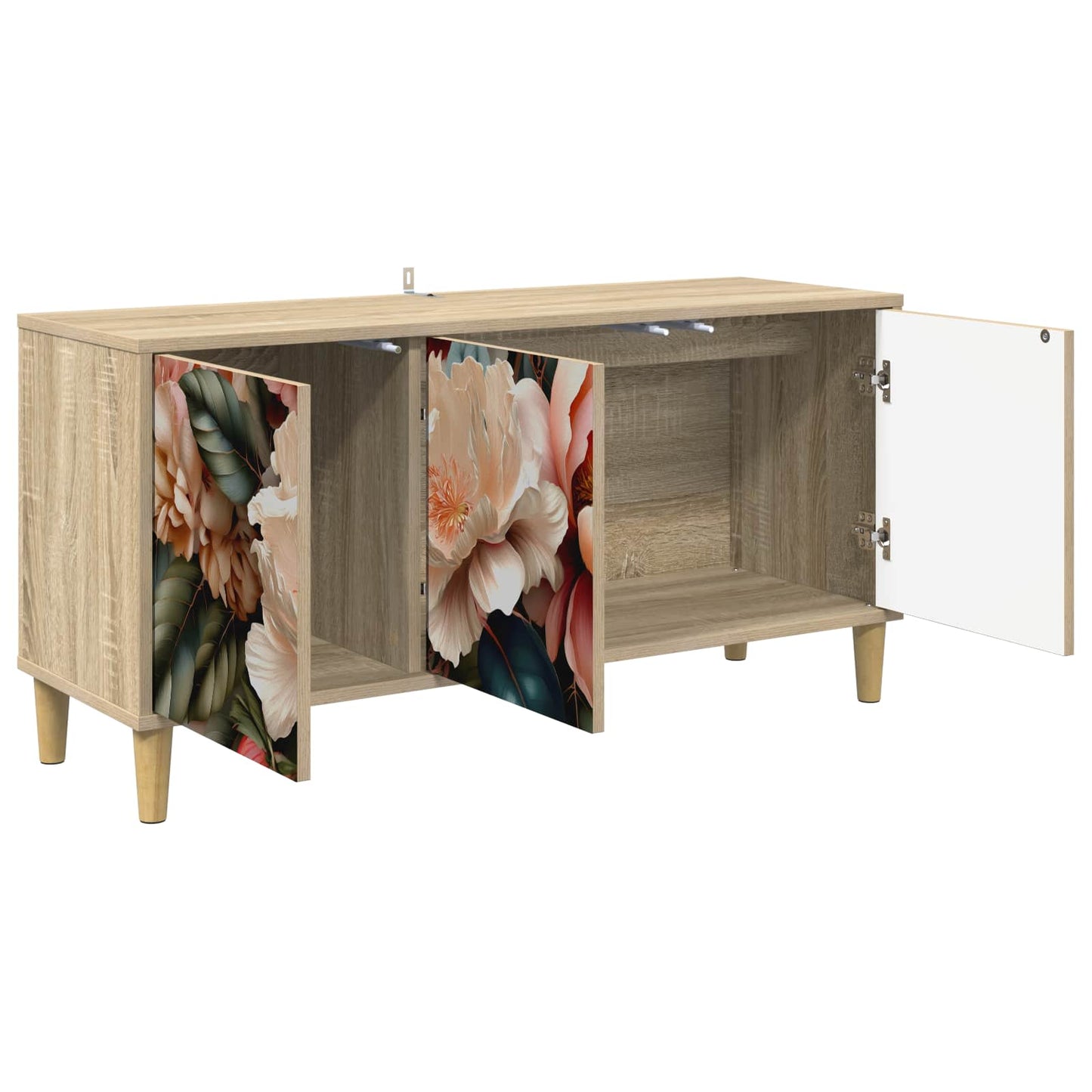 TV Cabinet BORNE 102 x 33 x 50 cm Sonoma Engineered Wood