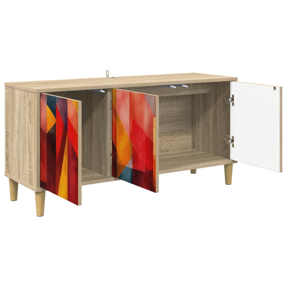 TV Cabinet HEESCH 102 x 33 x 50 cm Sonoma Engineered Wood
