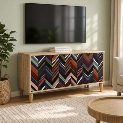 TV Cabinet OMMEN 102 x 33 x 50 cm Sonoma Engineered Wood