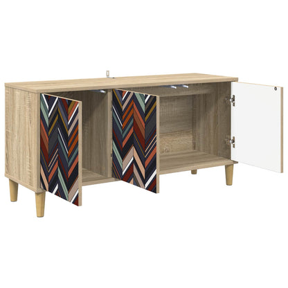 TV Cabinet OMMEN 102 x 33 x 50 cm Sonoma Engineered Wood