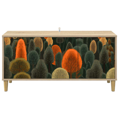 TV Cabinet ZAANDAM 102 x 33 x 50 cm Sonoma Engineered Wood