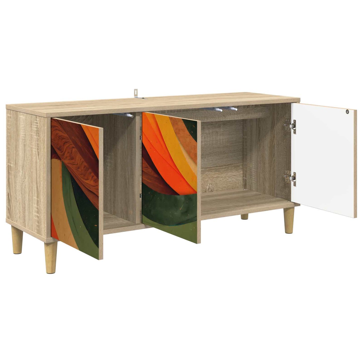 TV Cabinet BONN 102 x 33 x 50 cm Sonoma Engineered Wood