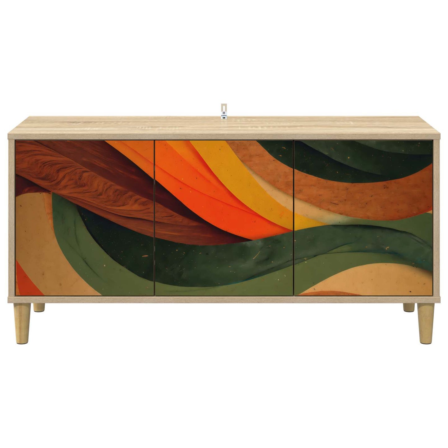 TV Cabinet BONN 102 x 33 x 50 cm Sonoma Engineered Wood