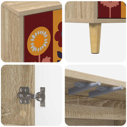 TV Cabinet ESSEN 102 x 33 x 50 cm Sonoma Engineered Wood