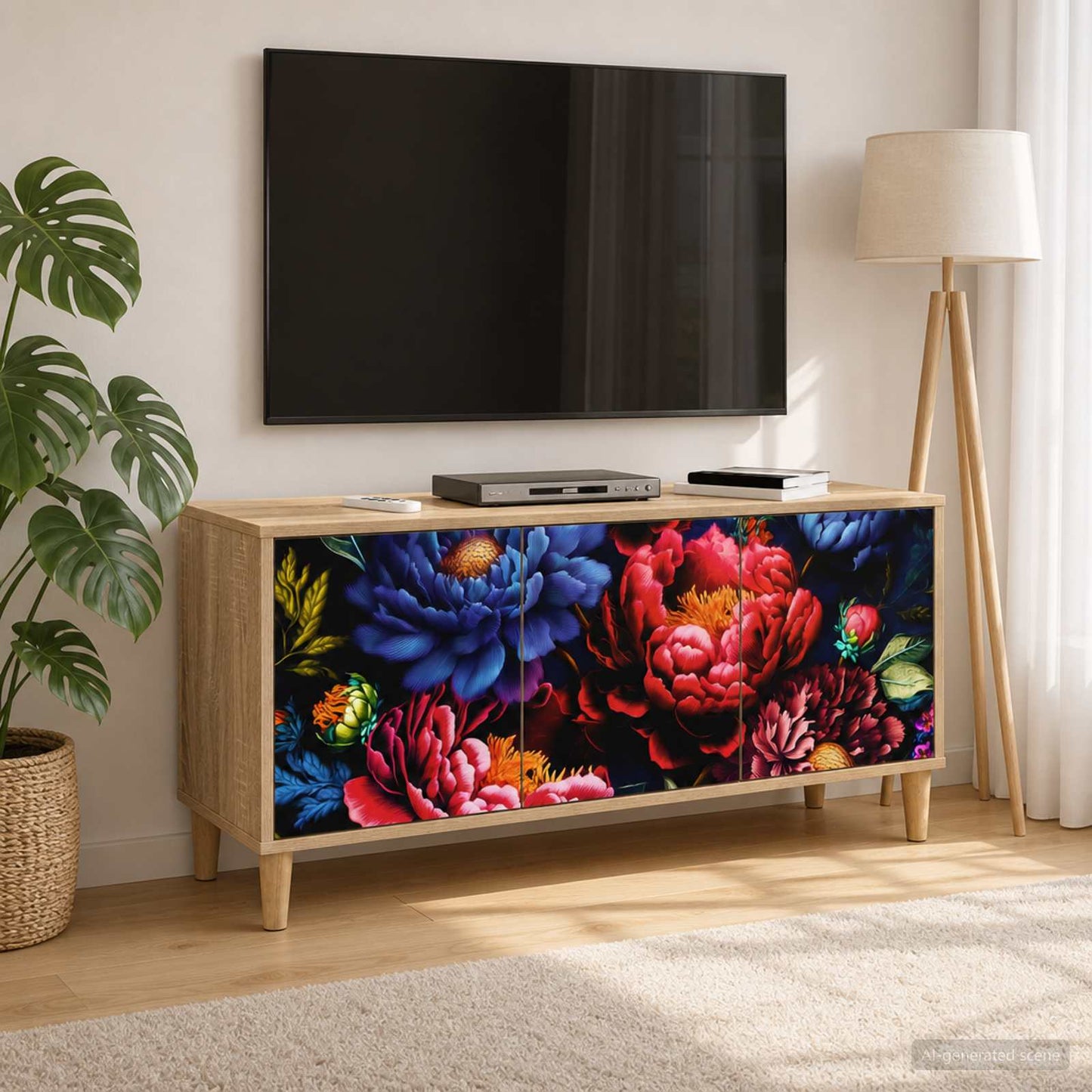 TV Cabinet KIEL 102 x 33 x 50 cm Sonoma Engineered Wood