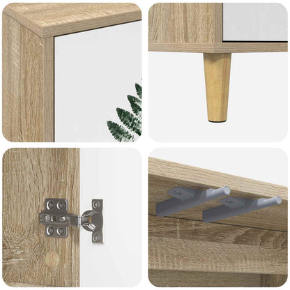 TV Cabinet HANAU 102 x 33 x 50 cm Sonoma Engineered Wood