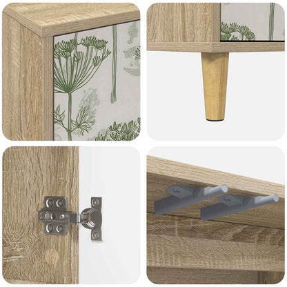 TV Cabinet GOTHA 102 x 33 x 50 cm Sonoma Engineered Wood
