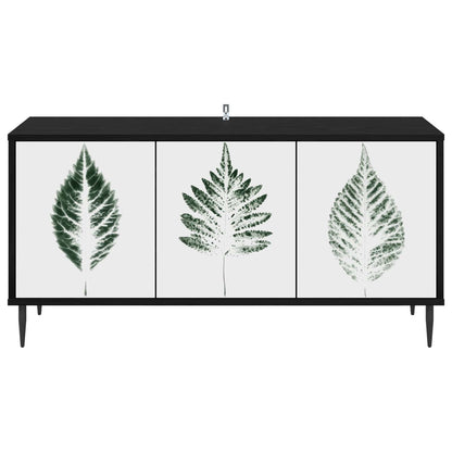 TV Cabinet HANAU 102 x 33 x 51 cm Black Oak Engineered Wood