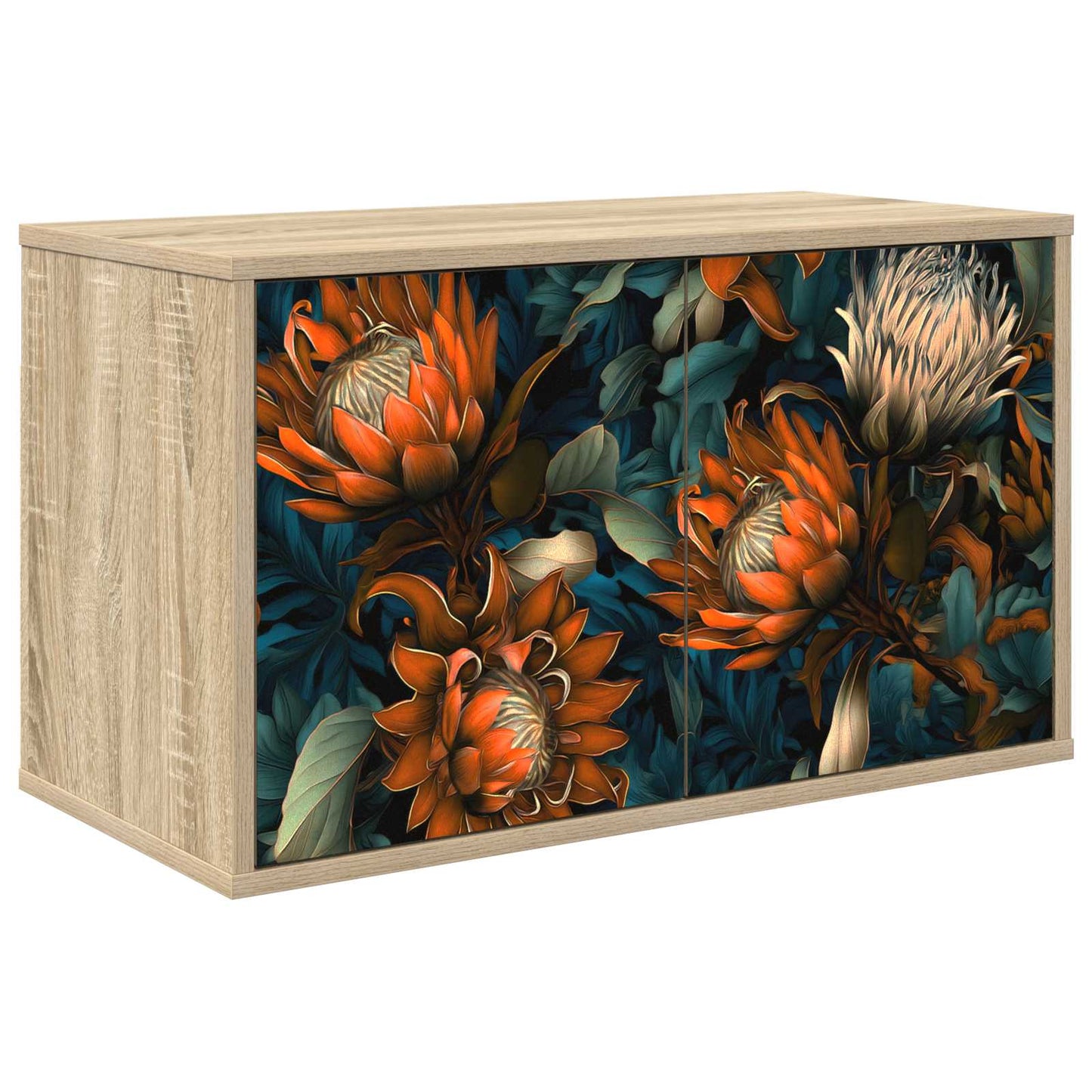 Wall-mounted TV Cabinet LOCHEM 69 x 33 x 40 cm Sonoma Oak