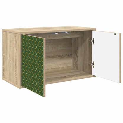 Wall-mounted TV Cabinet GELEEN 69 x 33 x 40 cm Sonoma Oak