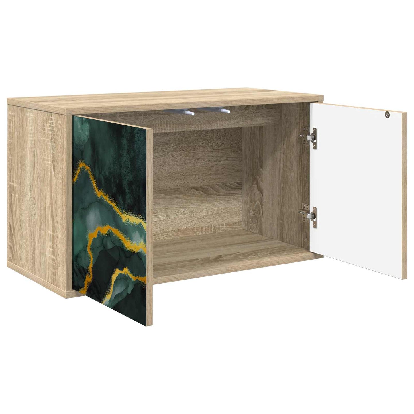 Wall-mounted TV Cabinet WIJHE 69 x 33 x 40 cm Sonoma Oak