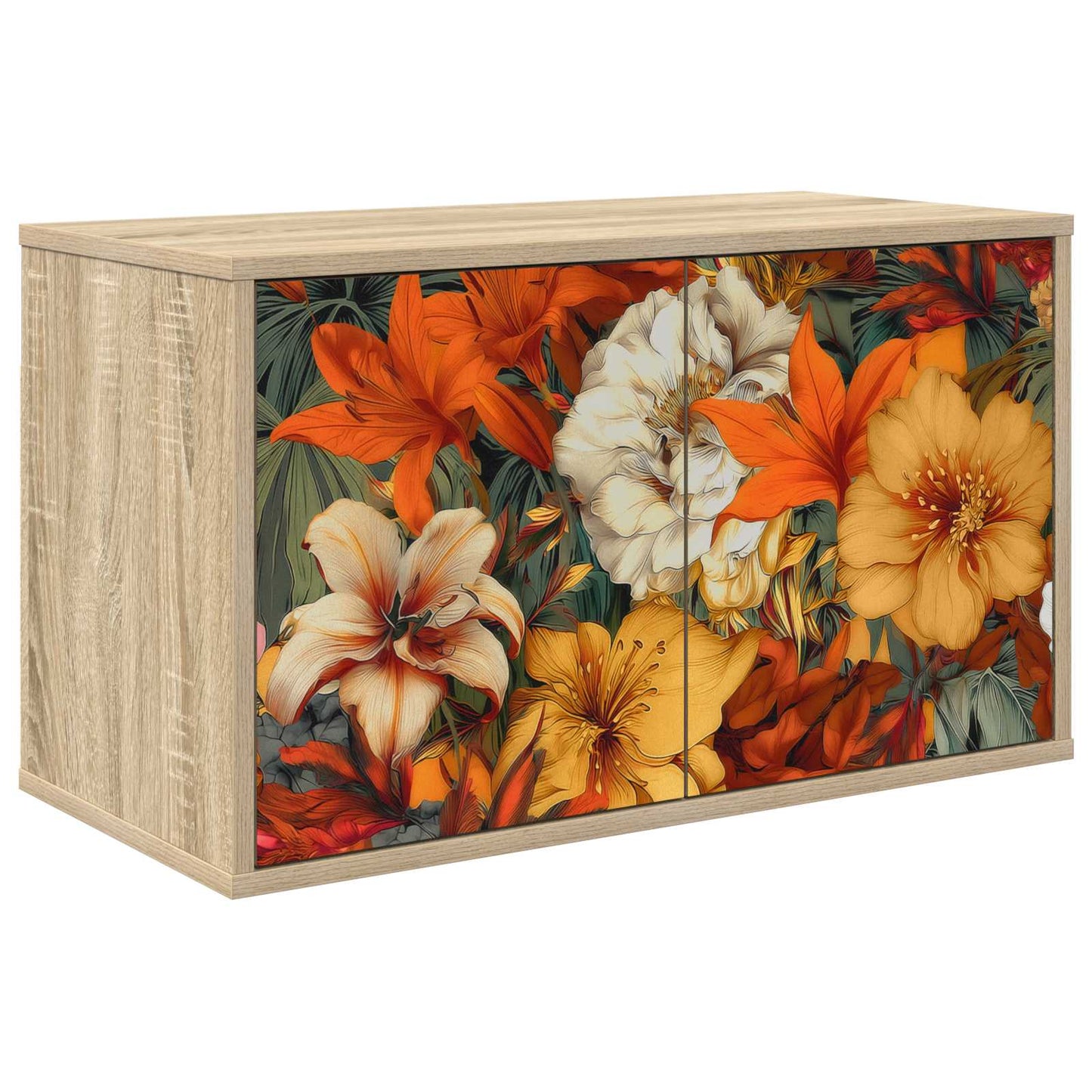 Wall-mounted TV Cabinet GENNEP 69 x 33 x 40 cm Sonoma Oak