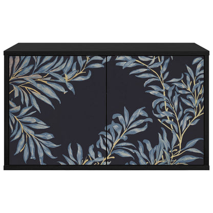 Wall-mounted TV Cabinet DOKKUM 69 x 33 x 40 cm Black Oak