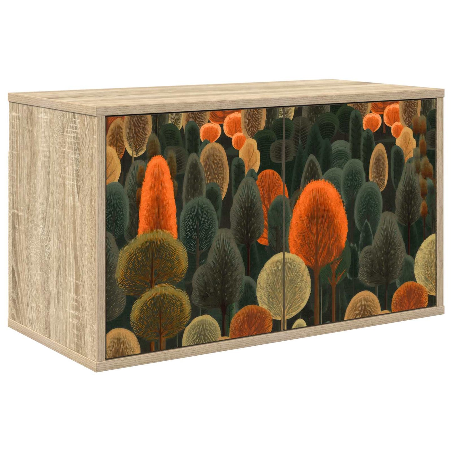 Wall-mounted TV Cabinet ZAANDAM 69 x 33 x 40 cm Sonoma Oak