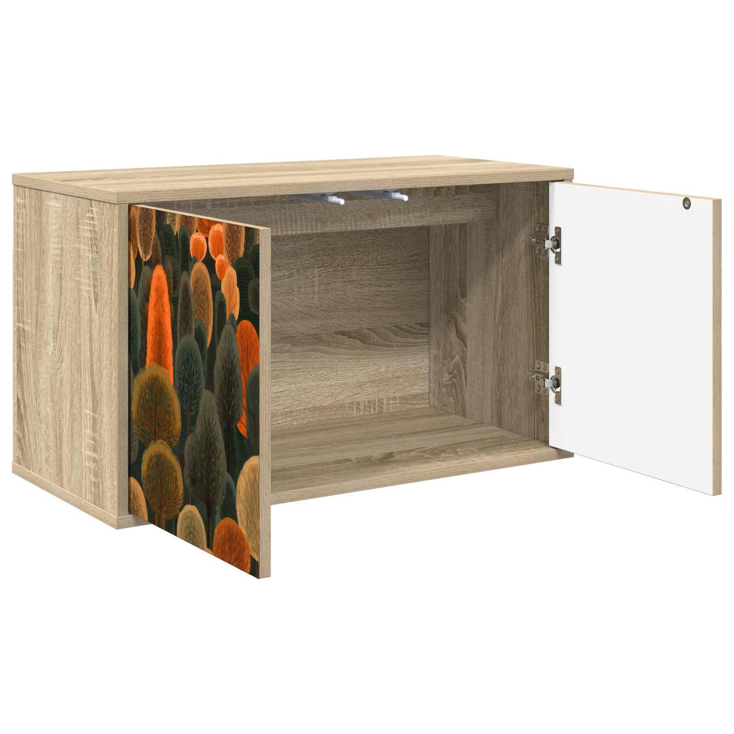 Wall-mounted TV Cabinet ZAANDAM 69 x 33 x 40 cm Sonoma Oak