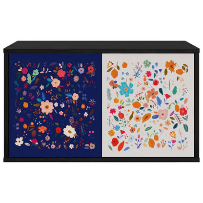 Wall-mounted TV Cabinet MAINZ 69 x 33 x 40 cm Black Oak
