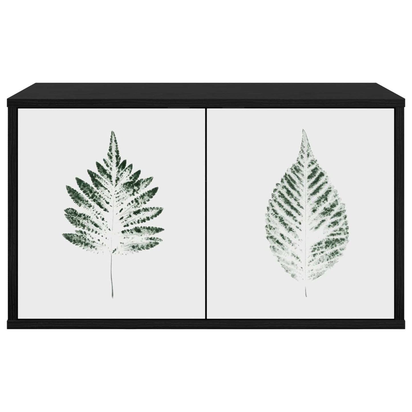 Wall-mounted TV Cabinet HANAU 69 x 33 x 40 cm Black Oak