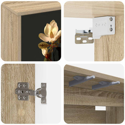 Wall-mounted TV Cabinet BREMEN 69 x 33 x 40 cm Sonoma Oak