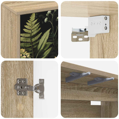 Wall-mounted TV Cabinet RHENEN 102 x 33 x 40 cm Sonoma Oak