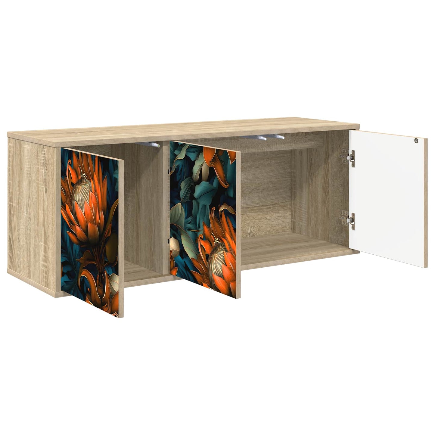 Wall-mounted TV Cabinet LOCHEM 102 x 33 x 40 cm Sonoma Oak
