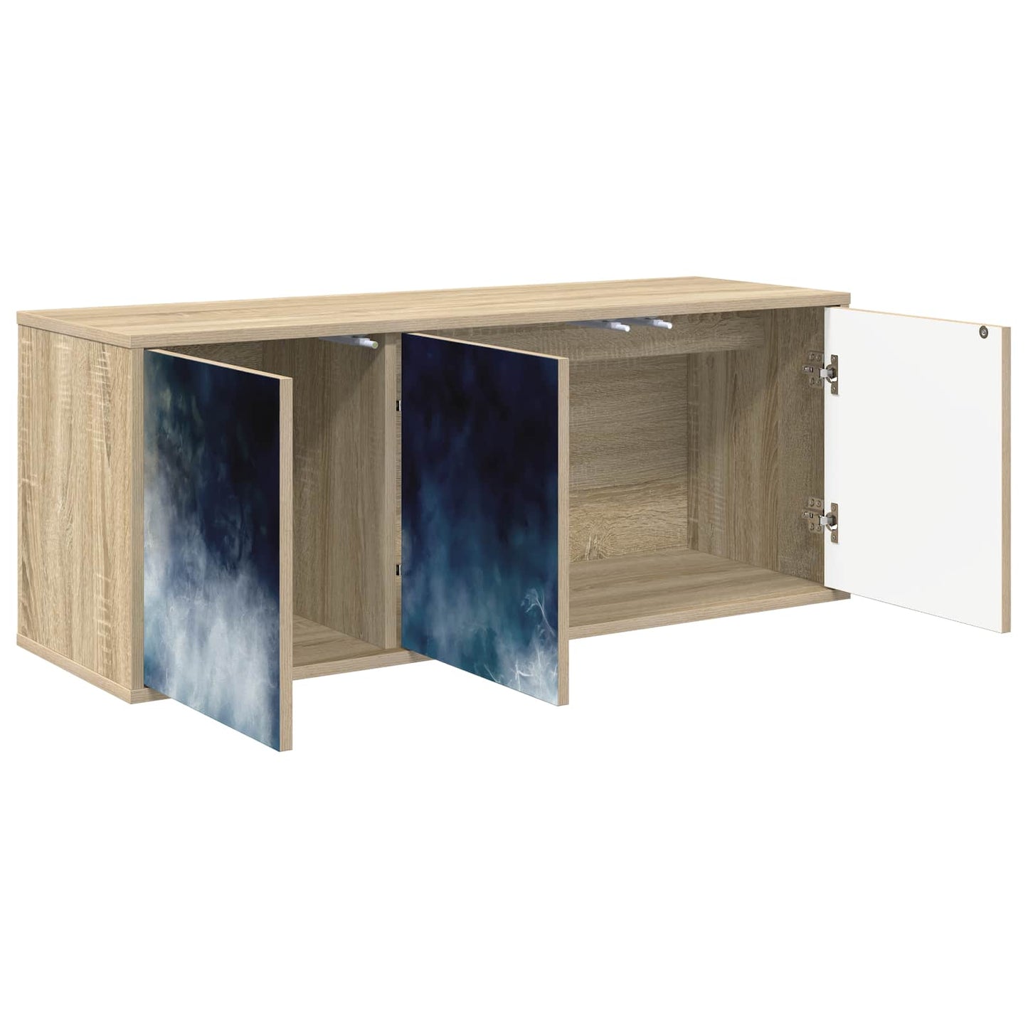 Wall-mounted TV Cabinet RAALTE 102 x 33 x 40 cm Sonoma Oak