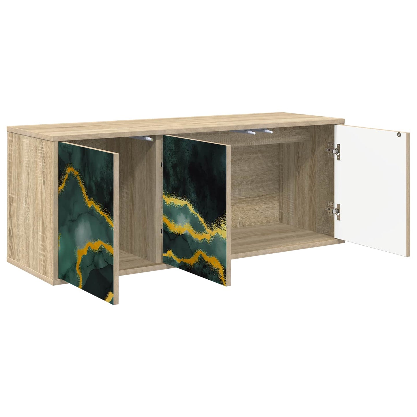Wall-mounted TV Cabinet WIJHE 102 x 33 x 40 cm Sonoma Oak