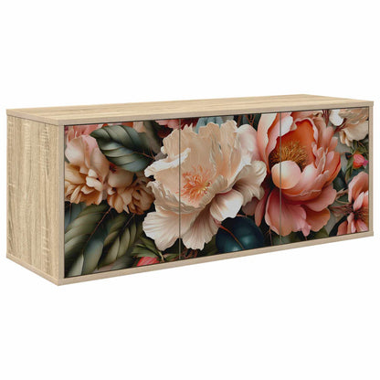 Wall-mounted TV Cabinet BORNE 102 x 33 x 40 cm Sonoma Oak