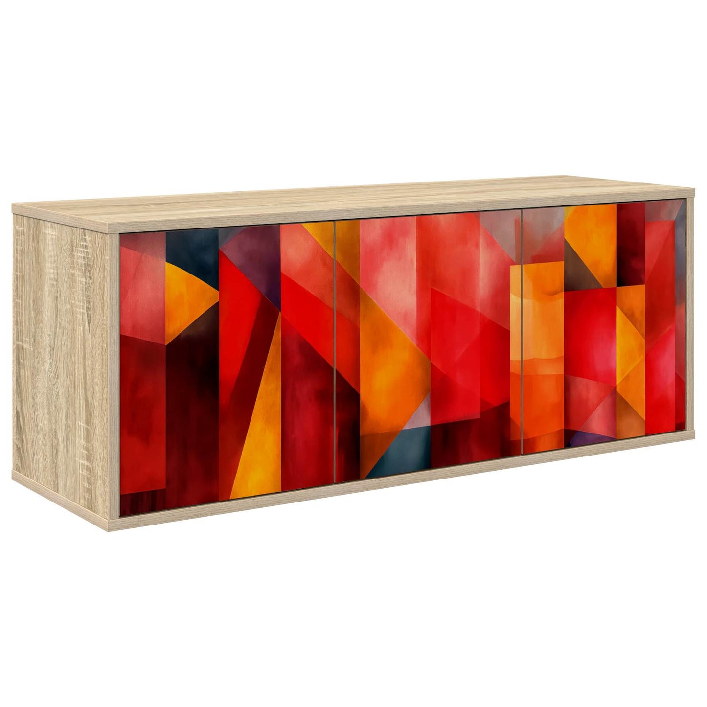 Wall-mounted TV Cabinet HEESCH 102 x 33 x 40 cm Sonoma Oak