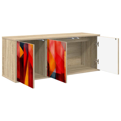 Wall-mounted TV Cabinet HEESCH 102 x 33 x 40 cm Sonoma Oak