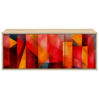 Wall-mounted TV Cabinet HEESCH 102 x 33 x 40 cm Sonoma Oak
