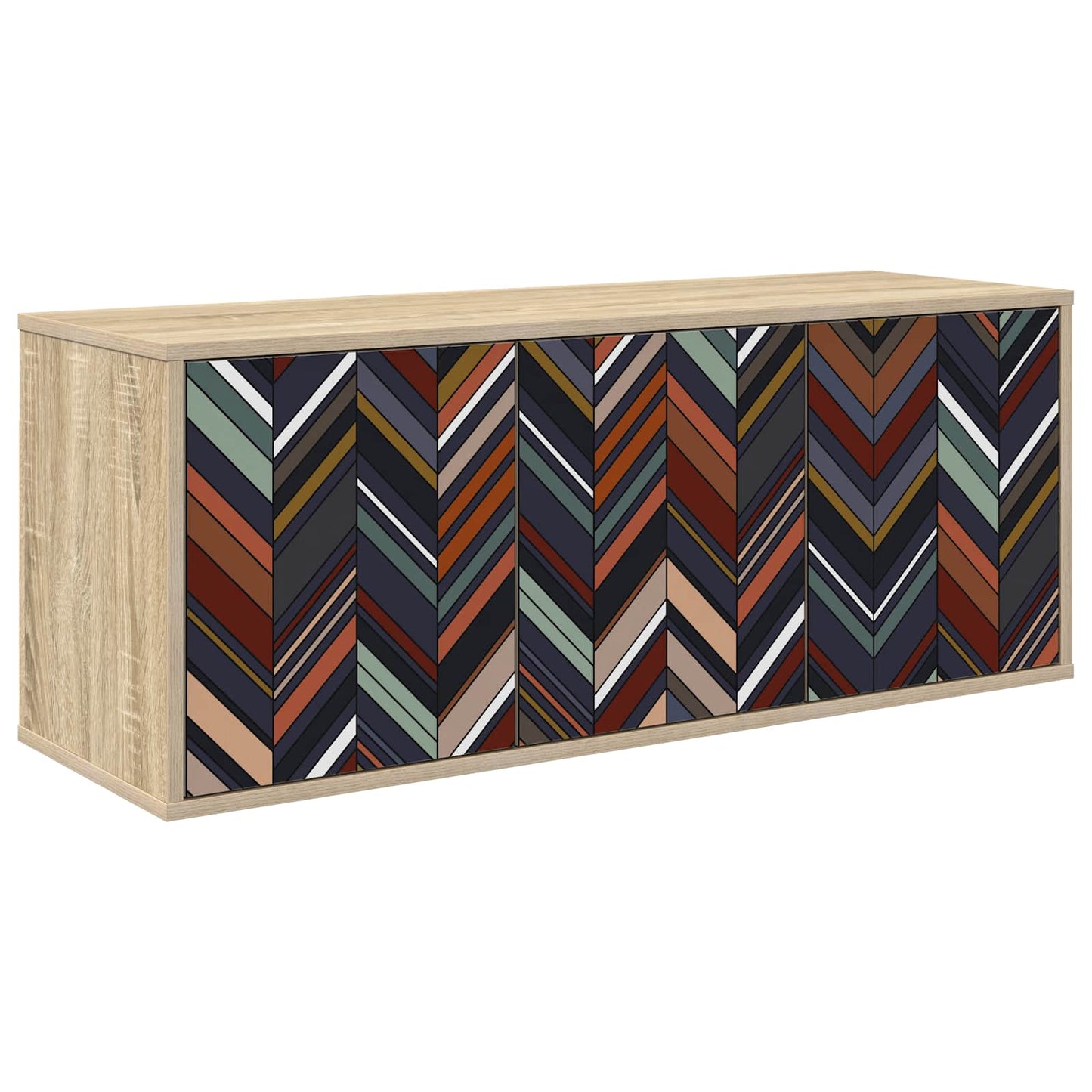 Wall-mounted TV Cabinet OMMEN 102 x 33 x 40 cm Sonoma Oak