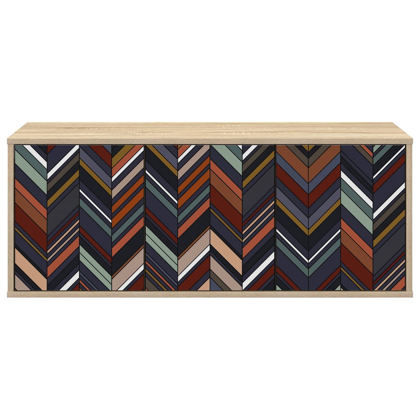 Wall-mounted TV Cabinet OMMEN 102 x 33 x 40 cm Sonoma Oak