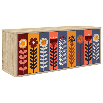 Wall-mounted TV Cabinet ESSEN 102 x 33 x 40 cm Sonoma Oak