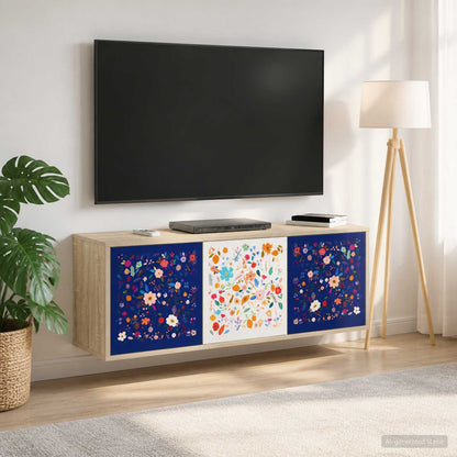Wall-mounted TV Cabinet MAINZ 102 x 33 x 40 cm Sonoma Oak