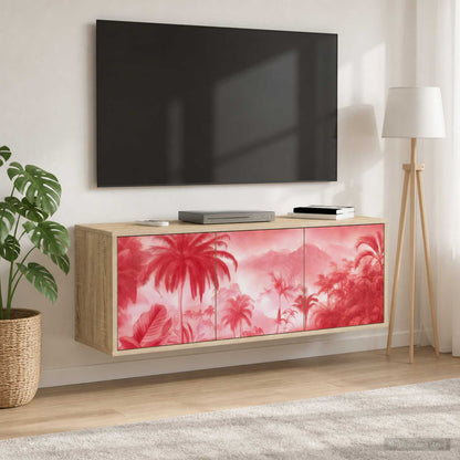 Wall-mounted TV Cabinet AACHEN 102 x 33 x 40 cm Sonoma Oak