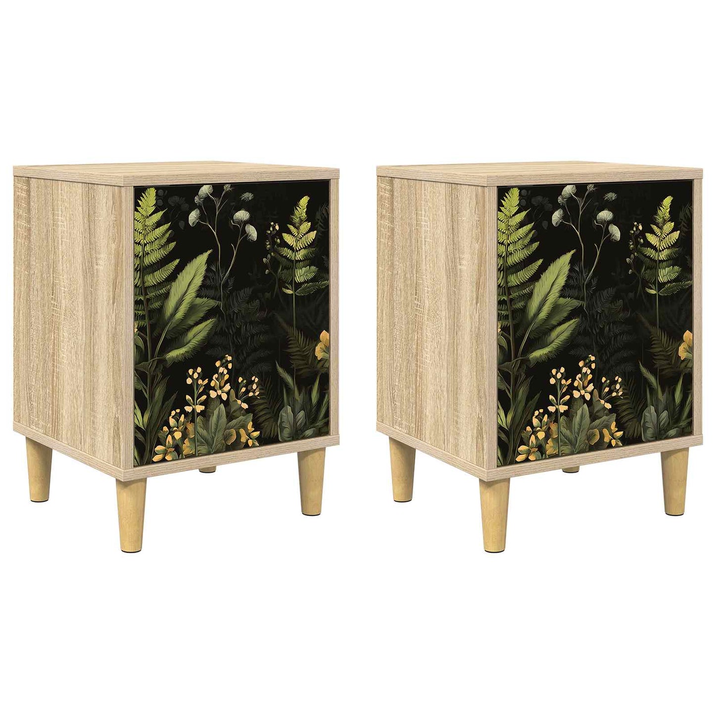 Bedside Cabinet RHENEN 2 pcs Sonoma Oak 36 x 33 x 50 cm