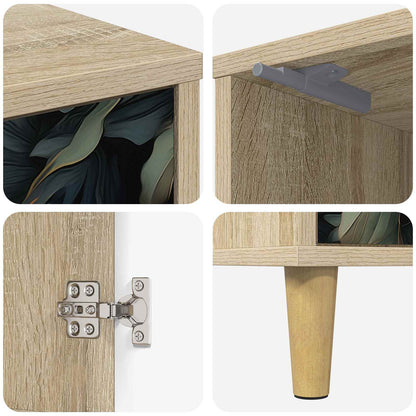 Bedside Cabinet LOCHEM Sonoma Oak 36 x 33 x 50 cm