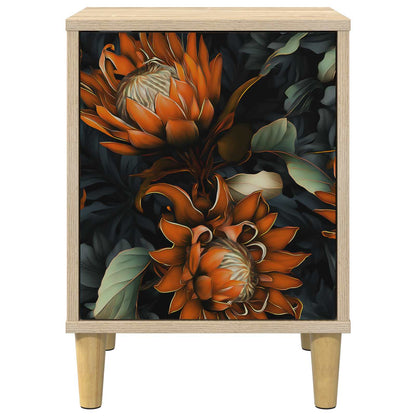 Bedside Cabinet LOCHEM Sonoma Oak 36 x 33 x 50 cm