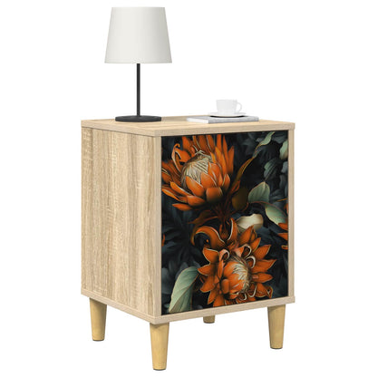 Bedside Cabinet LOCHEM Sonoma Oak 36 x 33 x 50 cm