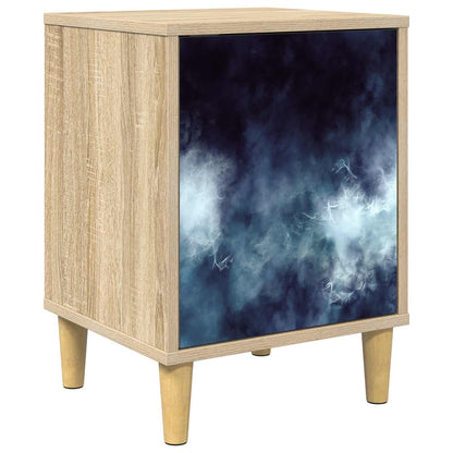 Bedside Cabinet RAALTE Sonoma Oak 36 x 33 x 50 cm