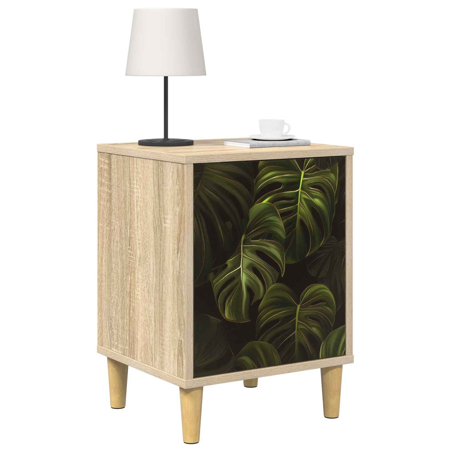 Bedside Cabinet ELBURG Sonoma Oak 36 x 33 x 50 cm
