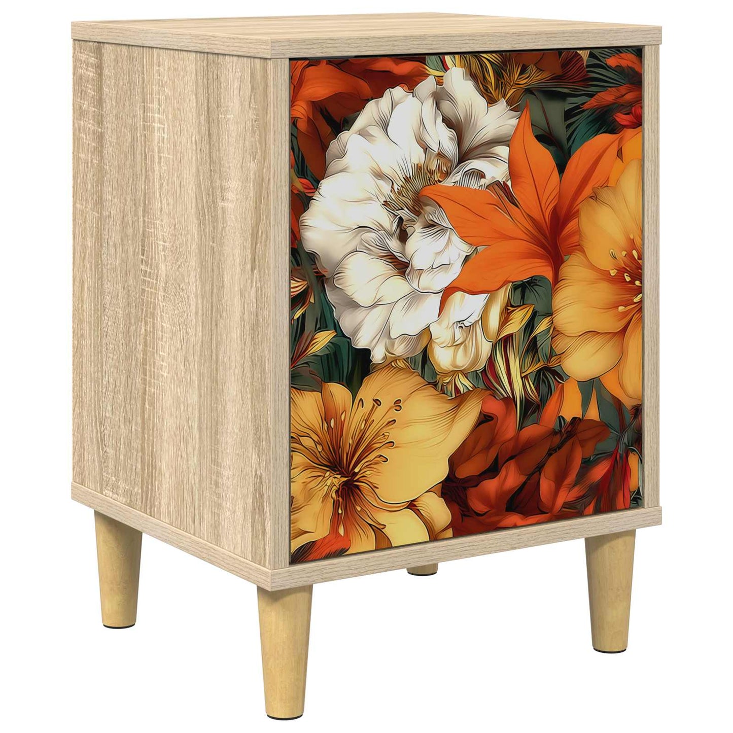 Bedside Cabinet GENNEP Sonoma Oak 36 x 33 x 50 cm